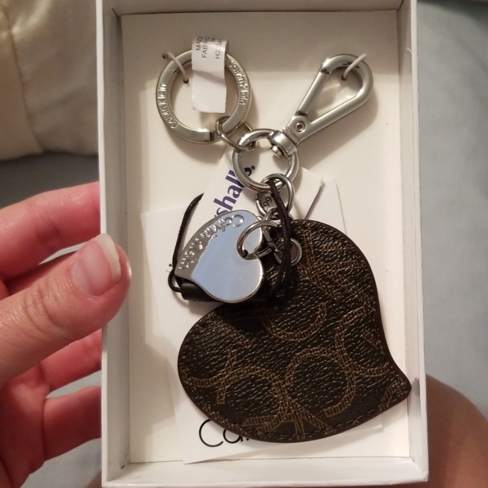 Calvin Klein heart keychain